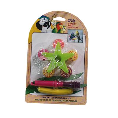 Penn Plax Star Wheel w/Perch Bird Toy Penn Plax Star Wheel w/Perch Bird Toy