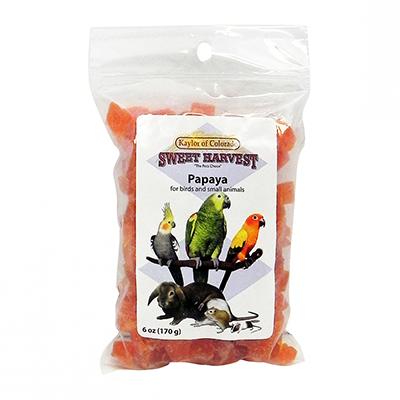 Sweet Harvest Papaya 6 ounce for Birds and Small Animals