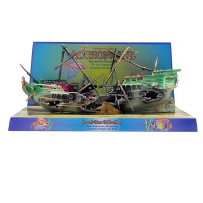 Penn Plax Action Split Shipwreck Aquarium Ornament Penn Plax Action Split Shipwreck Aquarium Ornament