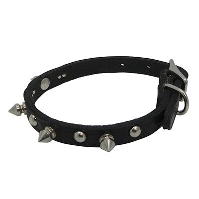 Spiked Dog Collar Black 10 x 3/8 inch Spiked Dog Collar Black 10 x 3/8 inch