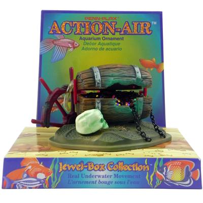 Penn Plax Action Barrel W/Jewels Aquarium Ornament Penn Plax Action Barrel W/Jewels Aquarium Ornament