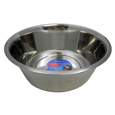 Stainless Steel Dog Food/Water Bowl 7 1/2Qt Stainless Steel Dog Food/Water Bowl 7 1/2Qt