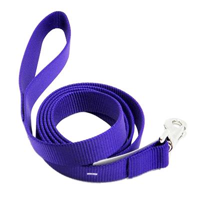 Nylon Dog Leash 1-inch x 6 foot Purple Nylon Dog Leash 1-inch x 6 foot Purple