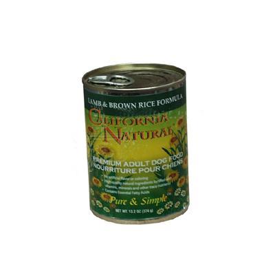 California Natural Cans Each Lamb & Brown Rice Dog Food California Natural Cans Each Lamb & Brown Rice Dog Food