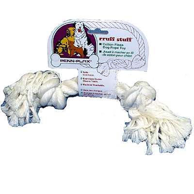 Rope Bone Medium White Dog Toy Rope Bone Medium White Dog Toy
