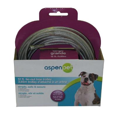 Aspen Pet Cable Tree Trolley Medium Dog Tie-out Aspen Pet Cable Tree Trolley Medium Dog Tie-out