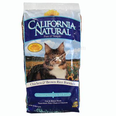 California Natural Dry Chicken and Rice Cat Food 15 lb California Natural Dry Chicken and Rice Cat Food 15 lb
