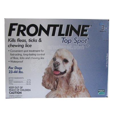 Frontline Dog 23-44 pound 3-pack Flea and Tick Treatment Frontline Dog 23-44 pound 3-pack Flea and Tick Treatment