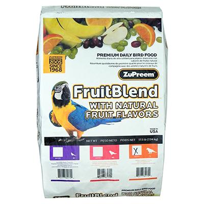 ZuPreem Fruit Blend Large Parrot Food 17.5 pound ZuPreem Fruit Blend Large Parrot Food 17.5 pound