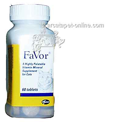 Favor Cat 60 tablets vitamin mineral supplement Favor Cat 60 tablets vitamin mineral supplement