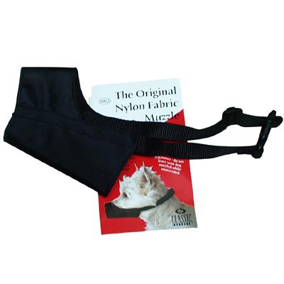 Dog Muzzle, Mikki Nylon Fabric Size 3 Dog Muzzle, Mikki Nylon Fabric Size 3