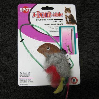 A-door-able Cat Toy Bird Fur/Feather