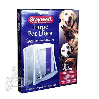 Staywell Dog Door Large 760 White Staywell Dog Door Large 760 White