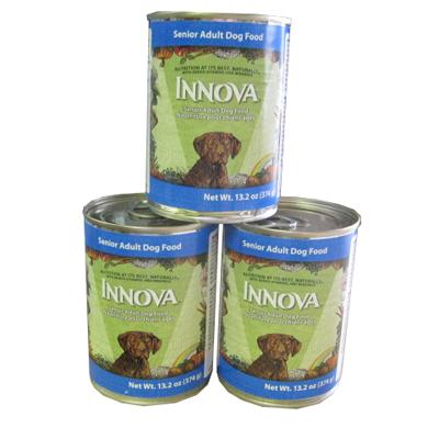 Innova Canine Senior Dog Food Cans Large Case Innova Canine Senior Dog Food Cans Large Case