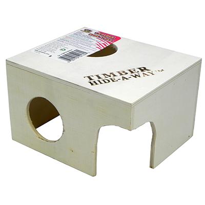 Penn Plax Small Animal Timber Hide-a-Way Medium Penn Plax Small Animal Timber Hide-a-Way Medium