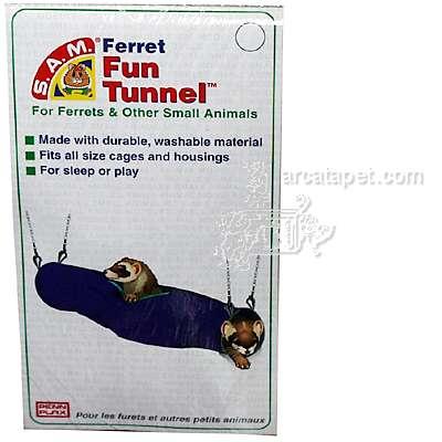 S.A.M. Nylon Ferret Fun Tunnel with Hanging Chains S.A.M. Nylon Ferret Fun Tunnel with Hanging Chains