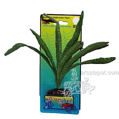 Crispus Sword Medium Plastic Aquarium Plant Crispus Sword Medium Plastic Aquarium Plant