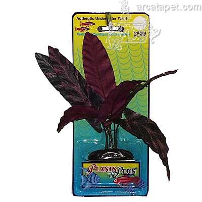 Red Lily Medium Plastic Aquarium Plant Red Lily Medium Plastic Aquarium Plant