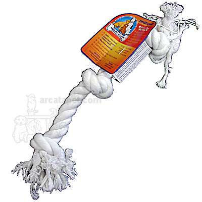 Rope Tug 3-Knot White Small Dog Toy Rope Tug 3-Knot White Small Dog Toy