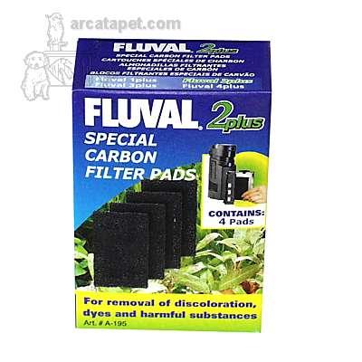 Fluval Internal Aquarium Filter 2+ Carbon 4 Pack Fluval Internal Aquarium Filter 2+ Carbon 4 Pack