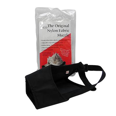 Dog Muzzle, Mikki Nylon Fabric Size 3x Dog Muzzle, Mikki Nylon Fabric Size 3x