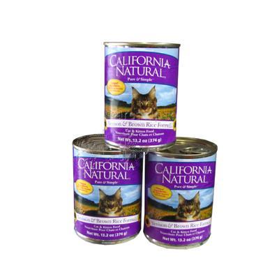 California Natural Venison/Brown Rice Cat Food Lg Can Case California Natural Venison/Brown Rice Cat Food Lg Can Case