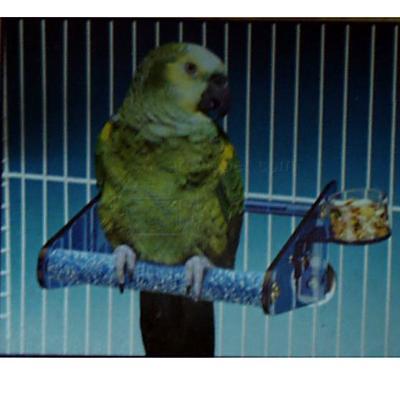 Acrylic Cement Bird Cage Perch Large Acrylic Cement Bird Cage Perch Large