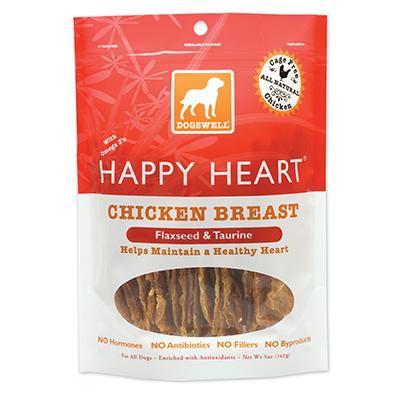 Dogswell Happy Heart Chicken Breast Dog Treats 5 ounce Dogswell Happy Heart Chicken Breast Dog Treats 5 ounce