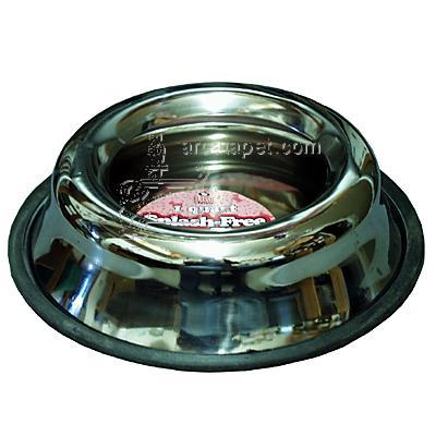 Stainless Steel Splash Free Dog Bowl 1 Quart (32 oz) Stainless Steel Splash Free Dog Bowl 1 Quart (32 oz)