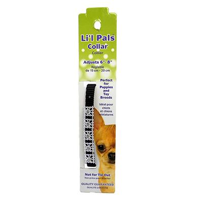 Li'l Pals Jewel Dog Collar Black