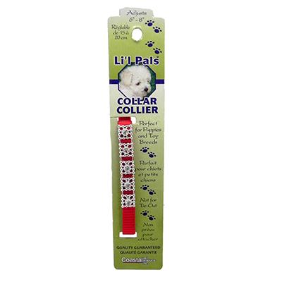 Li'l Pals Jewel Dog Collar Red