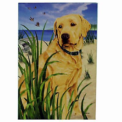 GR8 Dogs Yellow Labrador Garden Flag