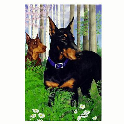GR8 Dogs Doberman House Flag