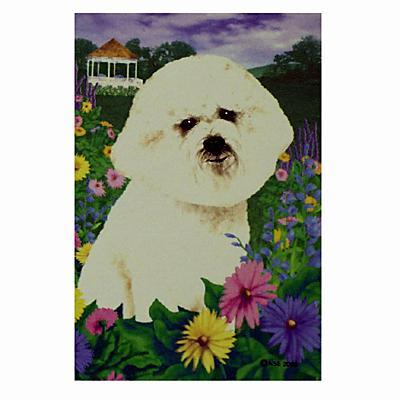 GR8 Dogs Bichon Frise House Flag