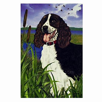 GR8 Dogs Springer Spaniel House Flag GR8 Dogs Springer Spaniel House Flag