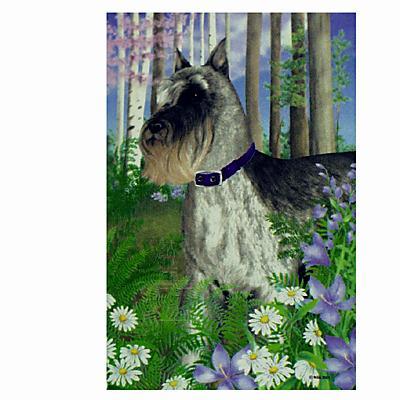 GR8 Dogs Schnauzer Garden Flag