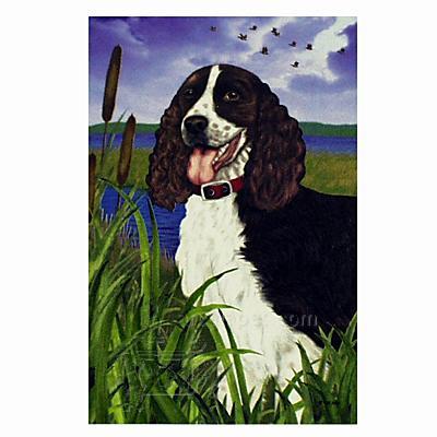 GR8 Dogs Springer Spaniel Garden Flag GR8 Dogs Springer Spaniel Garden Flag