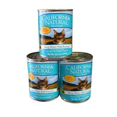 California Natural Deep Water Fish Can Cat Food Lg Case California Natural Deep Water Fish Can Cat Food Lg Case