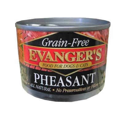 Evanger's Pheasant Canned Dog and Cat Food 6 oz Evanger's Pheasant Canned Dog and Cat Food 6 oz
