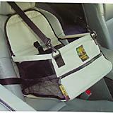Car Booster Seat Deluxe Grey Small for Dogs to 20 pounds