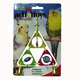 JW Triangle Dangle Interactive Small Bird Toy