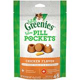 Pill Pockets for Cats Chicken Flavored Treat 45ct.
