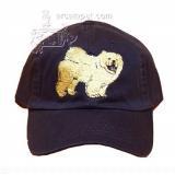 Cap 100% Cotton with Embroidered Chow Chow