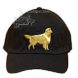 Cap 100% Cotton with Embroidered Golden Retriever