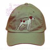 Cap 100% Cotton with Embroidered Jack Russell Terrier