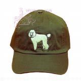 Cap 100% Cotton with Embroidered Poodle