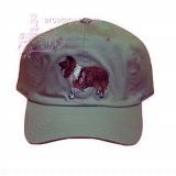 Cap 100% Cotton with Embroidered Sheltie