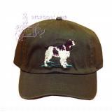 Cap 100% Cotton with Embroidered Springer Spaniel