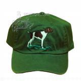 Cap 100% Cotton with Embroidered German Shorthair Pointer