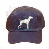 Cap 100% Cotton with Embroidered Weimaraner